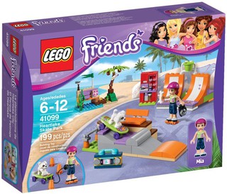 [大王機器人創作中心] 樂高積木 LEGO 41099 Friends 好朋友系列 心湖城滑板公園