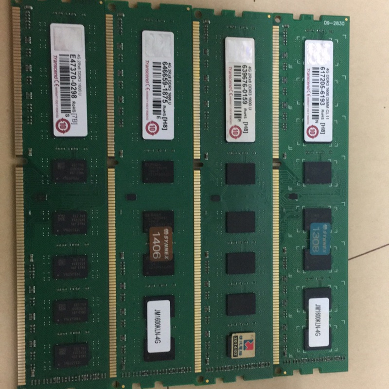 創見 DDR3 1600 4G 雙面 記憶體