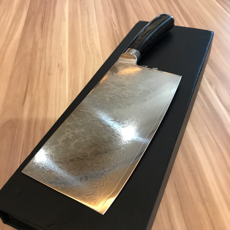 全新 大馬士革 vg10 中式菜刀 片刀 （不銹）