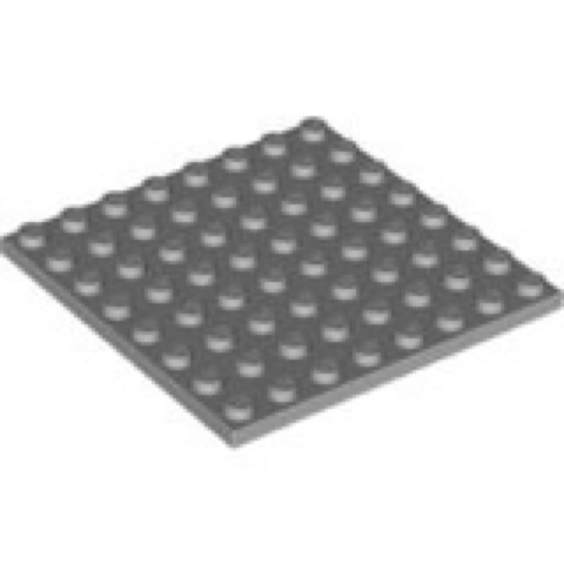 《安納金小站》 樂高 LEGO 淺灰色 薄板 底板 薄版 基本磚 平板 8x8 二手 零件 42534 41539