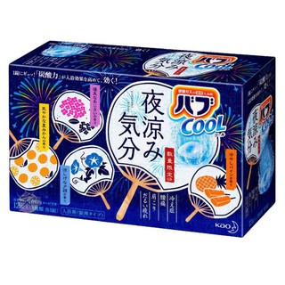 kao花王 COOL -夜涼(涼祭)香氛碳酸入浴劑 12片入 【樂購RAGO】 日本製