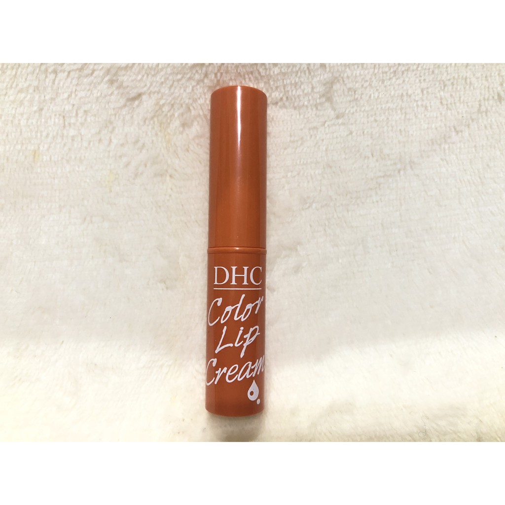 【全新】DHC天然純橄欖保濕護唇膏1.5g-橘色