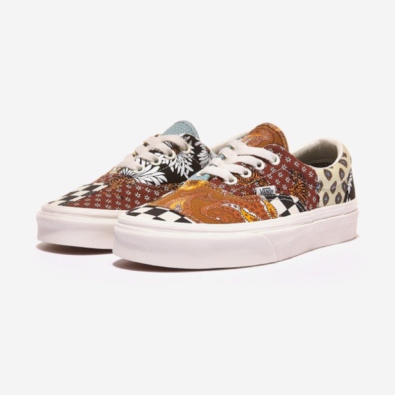 Vans Era 腰果花 拼接 TIGER PATCHWORK 變形蟲 腰果花 棋盤格 滑板鞋