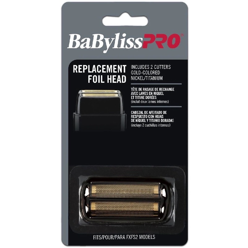 &lt;現貨 黑色/銀色/玫瑰金&gt;BABYLISS PRO FOILFX02 刮鬍刀 替換刀頭