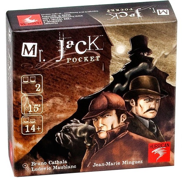 開膛手傑克口袋版 國際中文版 Mr. Jack Pocket 桌遊 桌上遊戲【卡牌屋】