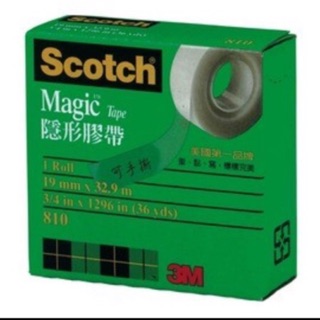 3M Scotch 810-3/4 隱形膠帶 面寛(19mm)