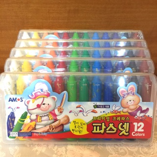 韓國帶回 AMOS無毒水洗蠟筆