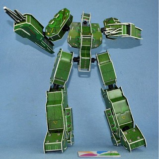 Microrobot 3D立體拼圖立體模型 SMF-010 機器人裝甲獸 劍魚座(關節可動) 佳廷模型 M54242