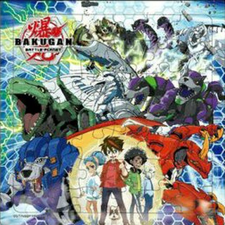 BAKUGAN 爆丸 ＆ULTRAMAN奧特曼 42片中型拼圖