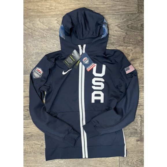 缺貨 絕版 台灣 獨家 限量 NIKE 美國隊 USA 熱身 運動 外套 藍 KOBE CURRY CD4880-451