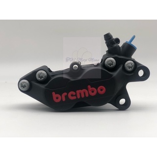 📣brembo 基本對四 灰底紅字 黑底紅字 原廠盒裝 公司貨 水貨 豐年利 右卡 左卡 卡鉗 水貨 平輸正品