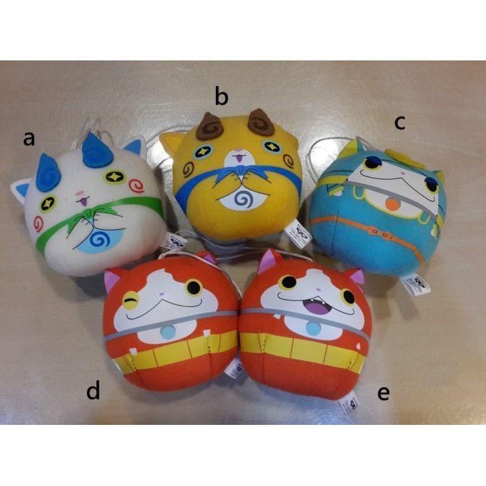 41+現貨@gift41 妖怪手錶 吉胖貓 武士貓 石獅子 石次郎 造型 玩偶 絨毛吊飾 五款選一49895