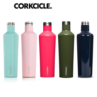 美國CORKCICLE 三層真空易口瓶/保溫瓶750ml(土耳其藍/玫瑰石英粉/烈焰紅/橄欖綠/海軍藍)