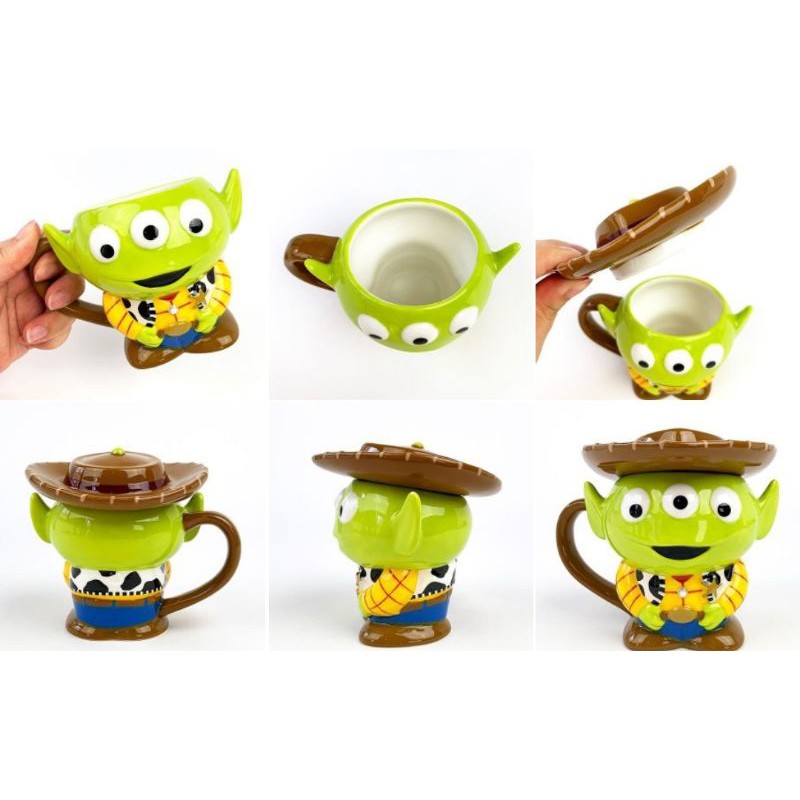 牛牛ㄉ媽*日本進口正版商品㊣玩具總動員 三眼怪馬克杯 Toy Story 三眼怪杯子 陶瓷 變裝胡迪公仔款 迪士尼