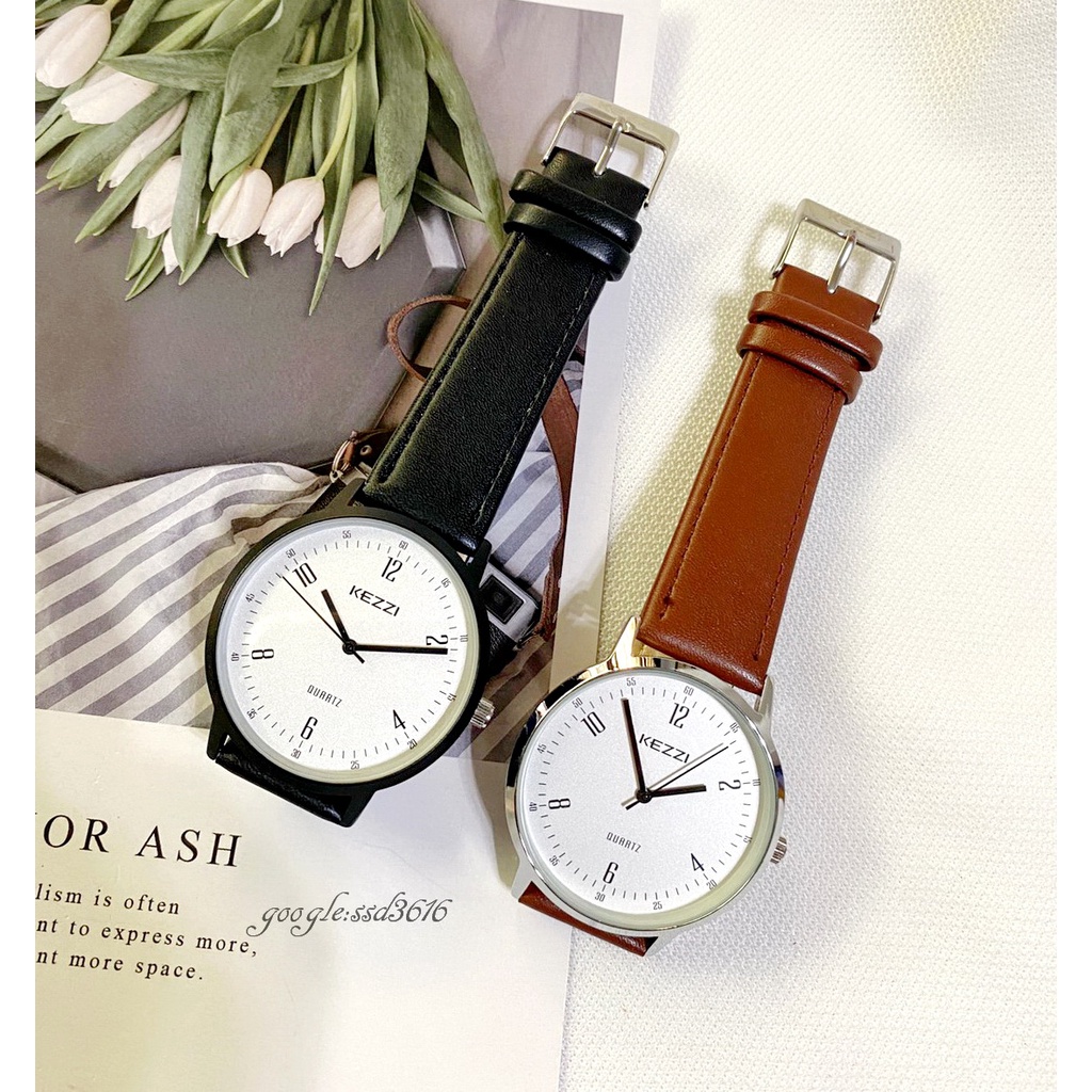 KEZZI 個性造型錶【加贈電池】石英錶 可愛數字 日本機芯 質感皮帶 雜誌款 時尚錶【特惠價】 K1472