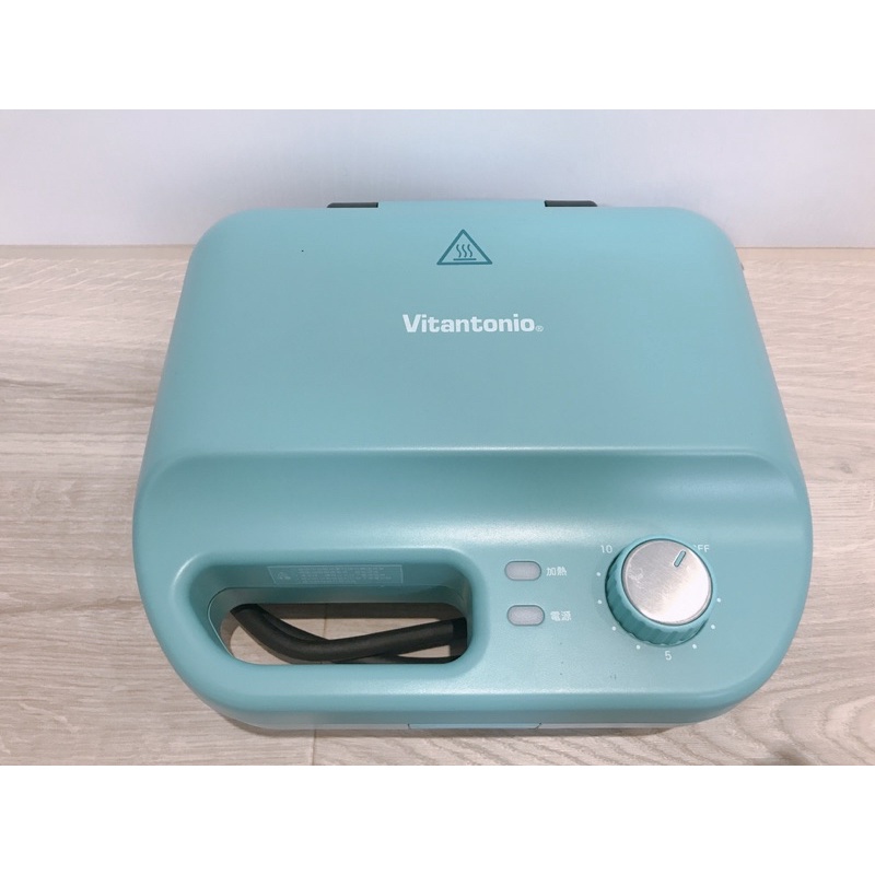 台灣公司貨Vitantonio鬆餅機計時小V鬆餅機 海藍色