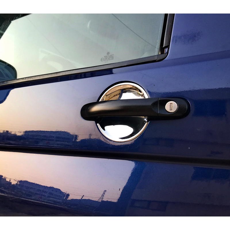 VW 福斯 Caddy CADDY 2003~2018 4門 改裝 鍍鉻銀 車門防刮門碗 把手內襯保護飾貼