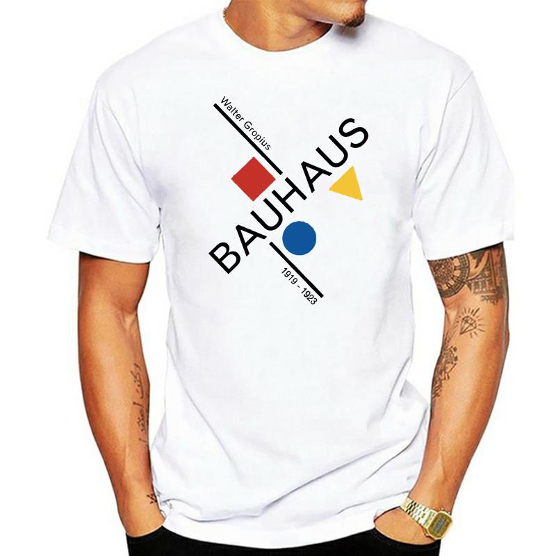 棉質 T 恤 Walter Gropius Bauhaus 藝術品數碼印花 T 恤