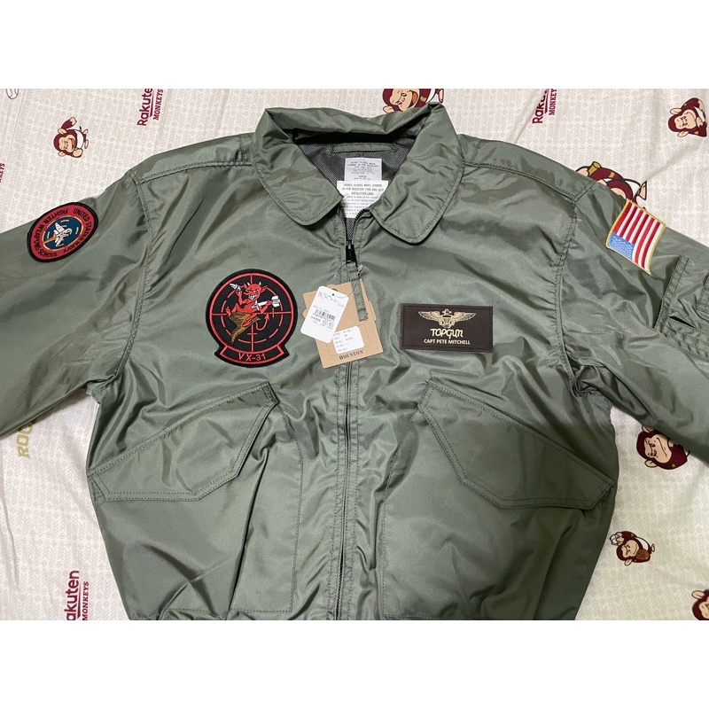捍衛戰士 獨行俠 Top Gun: Maverick CWU-36/P 日本HOUSTON 飛行夾克