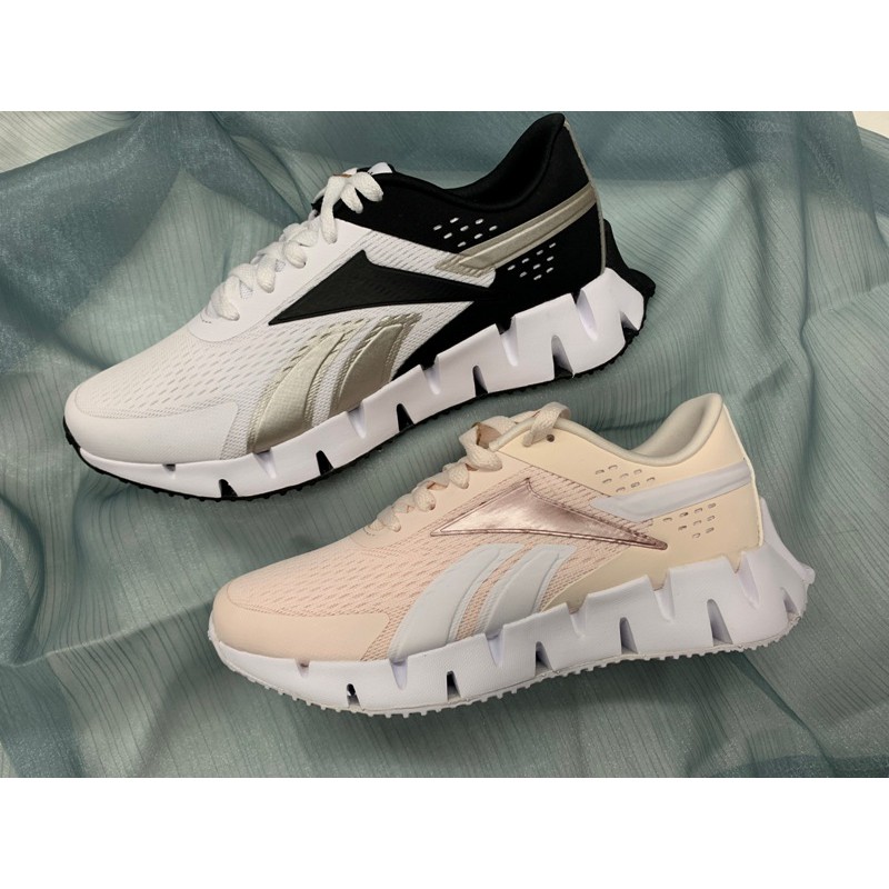 有間店🔹Reebok Zig Dynamica 2 慢跑鞋 情侶款 黑白(男) FY3407 粉(女) FY9948