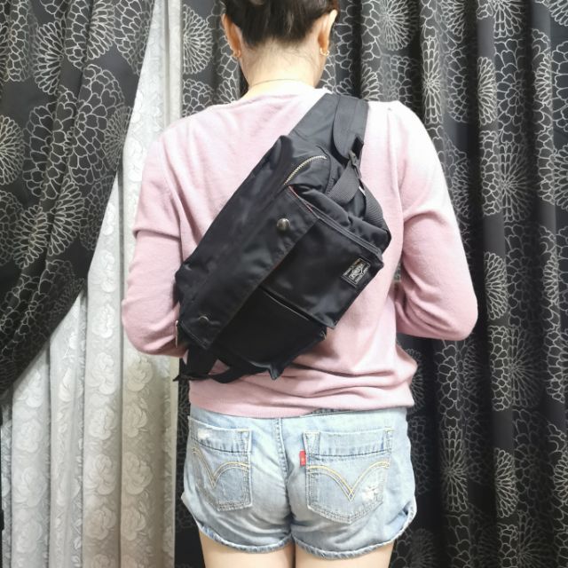 日本 PORTER ILS 限量款 腰包 WAIST BAG 斜肩包 (L) 日本製 383-06695