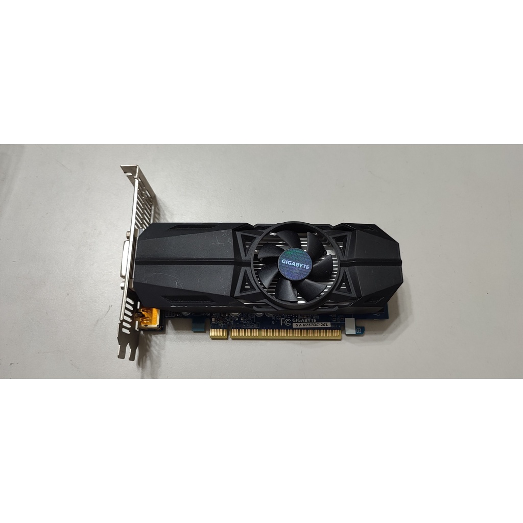 #618 技嘉 GTX750TI 2G 免供電 顯示卡 GV-N75TOC-2GL