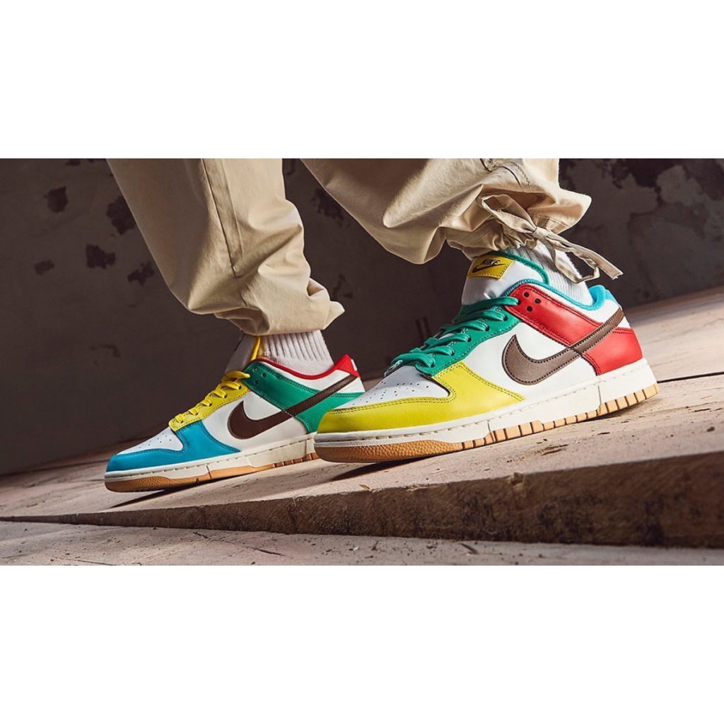 柯拔 Nike Dunk Low GS Free 99 White CZ2496-100 鴛鴦配色