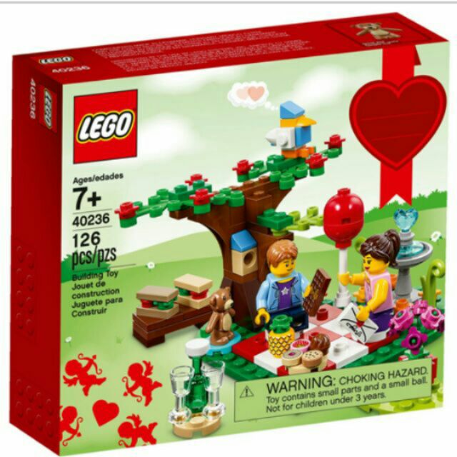 合售 樂高 LEGO 40236 情人節 浪漫野餐組 加 30340 愛密特之心 加樂高托特包 合售