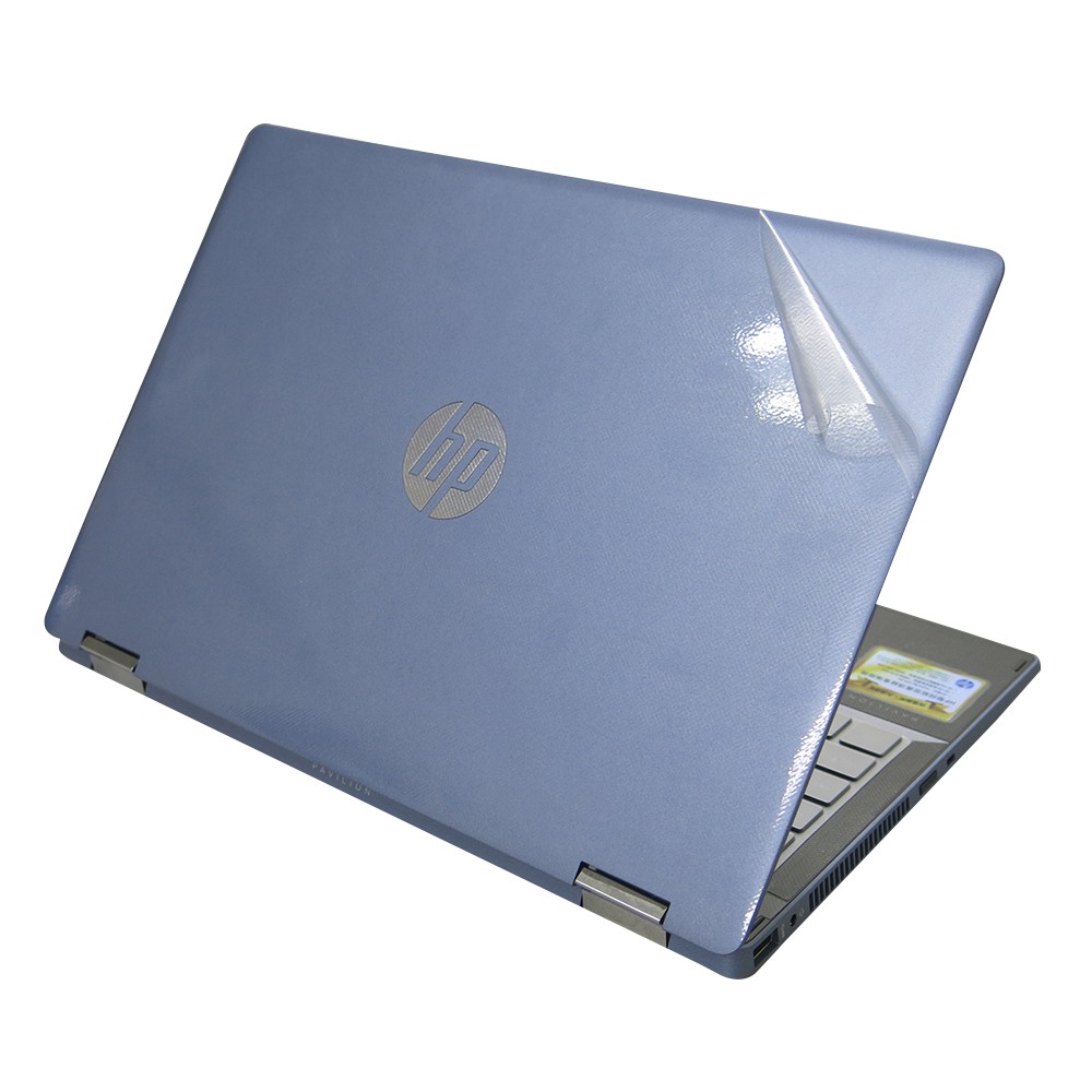 【Ezstick】HP X360 14-dh 14-dh0003TX 透氣機身保護貼(含上蓋貼、鍵盤週圍貼、底部貼)
