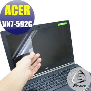 【EZstick】ACER VN7-592 VN7-592G 靜電式 螢幕貼 (高清霧面)