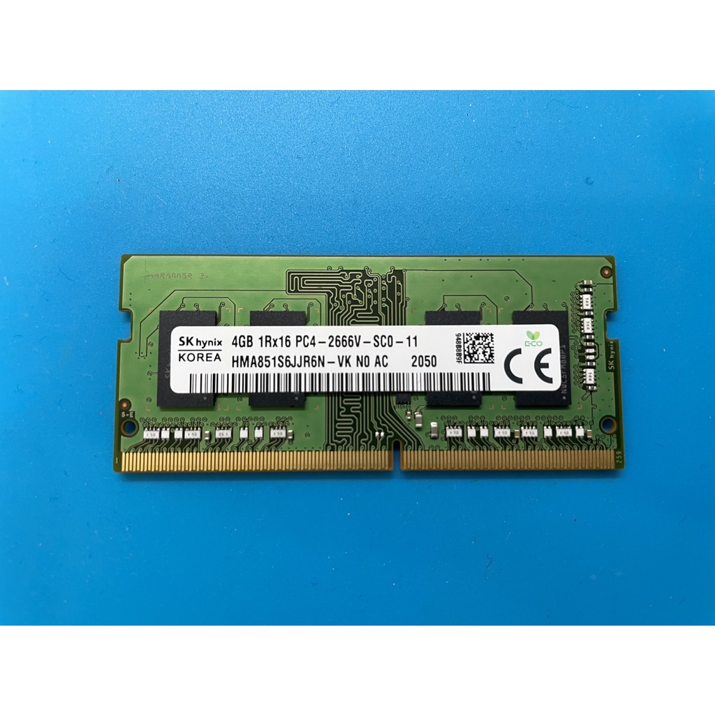 sk hynix 4gb 1rx16 pc4-2666v-SC0-11海力士 4GB DDR4 筆電記憶體 新機升級二手 | 蝦皮購物