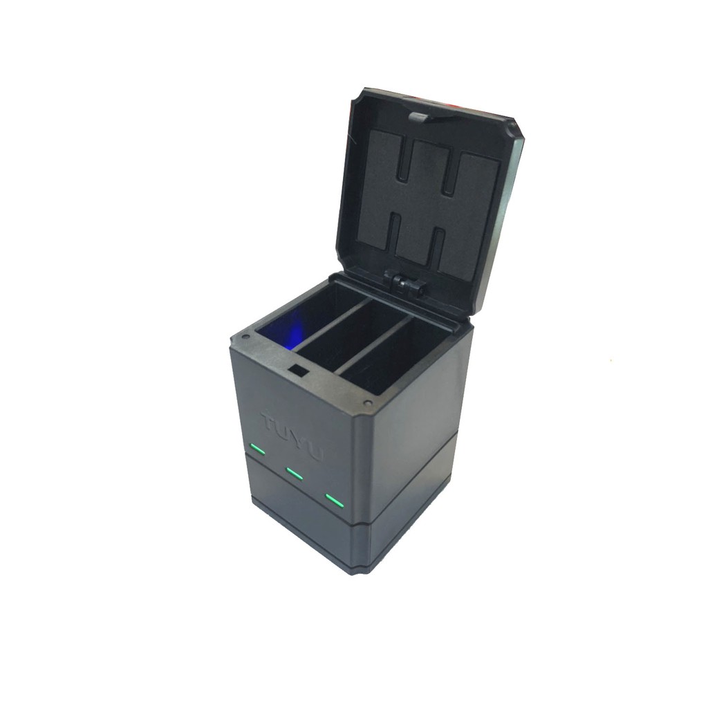 Gopro5/6/7系列專用 行動電源收納式充電盒 3充
