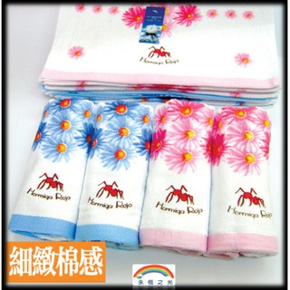 【永恆之光】臺灣製紅螞蟻菊花印花剪絨30兩毛巾 絨布質感 厚款家用毛巾 蓬鬆柔軟 奠儀毛巾 回禮毛巾 毛巾禮盒