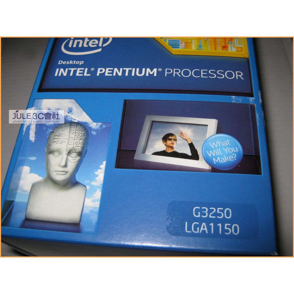 JULE 3C會社-Intel Pentium G3250/3.2GHz/雙核/全新盒裝/53W/風扇/1150 CPU