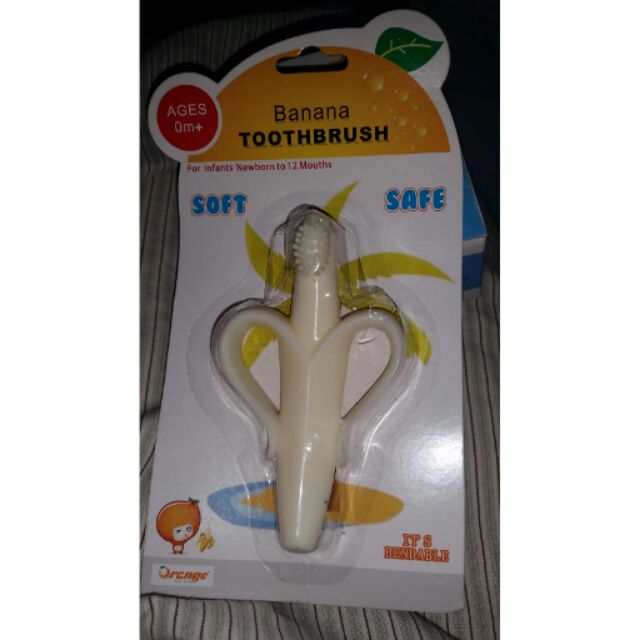 嬰兒香蕉固齒器Banana tooth brush
