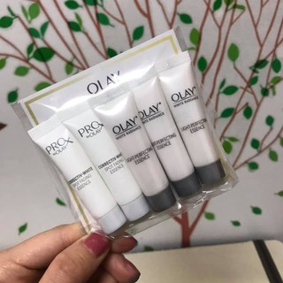 歐蕾 OLAY ProX亮潔皙顏透白精華7ml×2+高效透白光塑淡斑精華6ml×3小白瓶 小樣