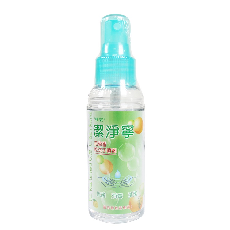 恆安潔淨寧乾洗手噴劑 80ml/瓶 酒精乾洗手【醫康生活家】