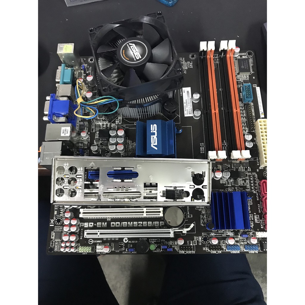 Q9500+華碩套裝主機板P5Q-EM 商品如圖