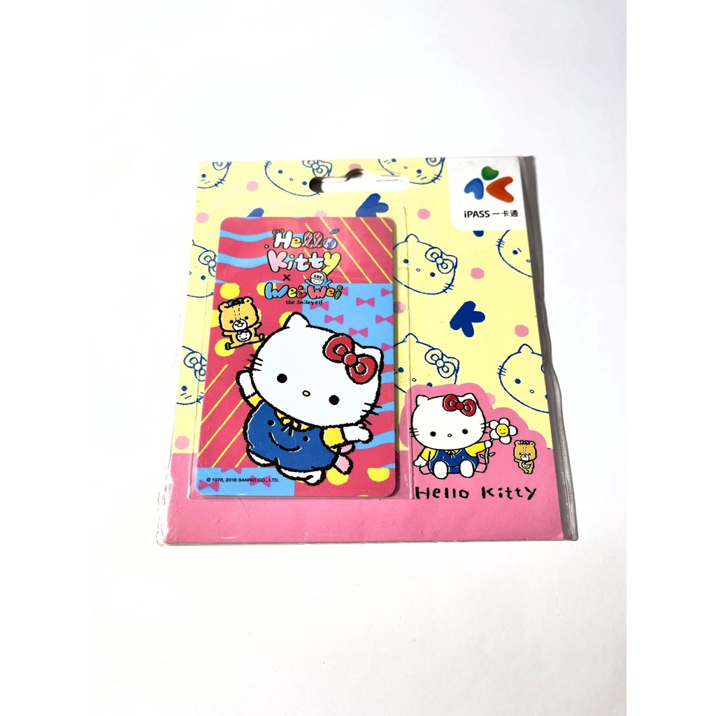 Z°限量♠出售σ 全新 絕版 【 Hello Kitty x WeiWei《凱蒂貓》一卡通 】 普通卡 凱蒂貓一卡通