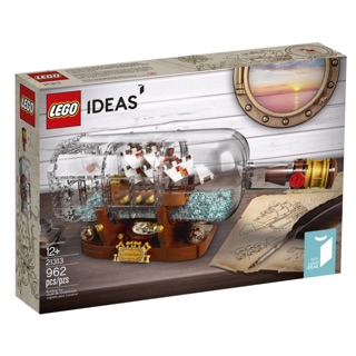 3280【臺中翔智積木】LEGO 樂高 IDEAS 21313 瓶中船