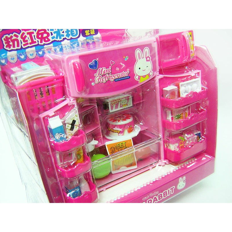 粉紅兔 冰箱玩具組 廚房組扮家家 可操作 冰箱玩具 家家酒 女生玩具