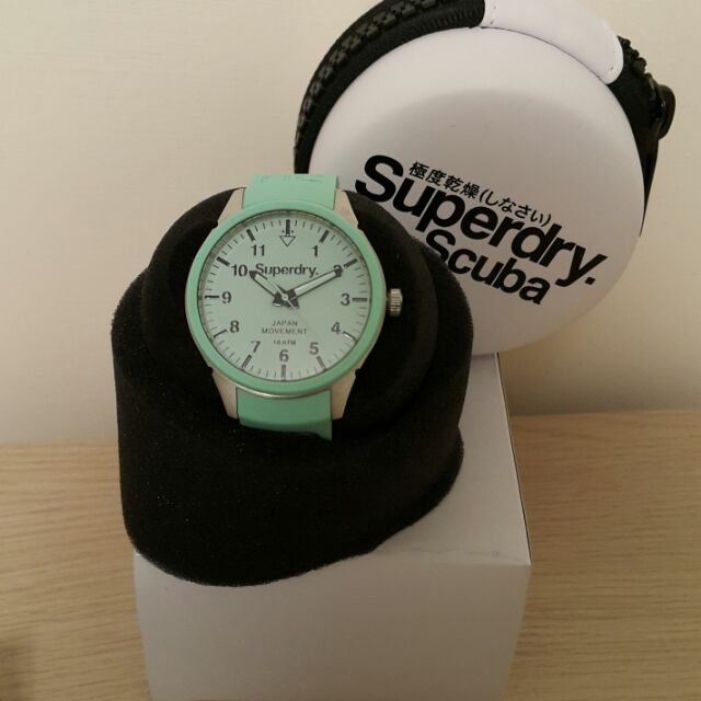 Superdry 極度乾燥 tiffany綠手錶