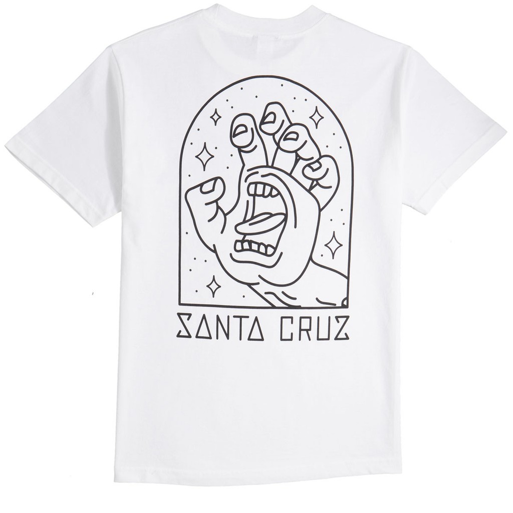 Santa Cruz 44154135-WHT Gateway Hand S/S Tee 短T (白色) 化學原宿