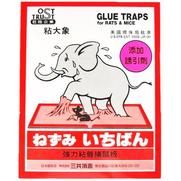 三共消毒粘大象黏鼠板1片 清潔消毒 蝦皮購物