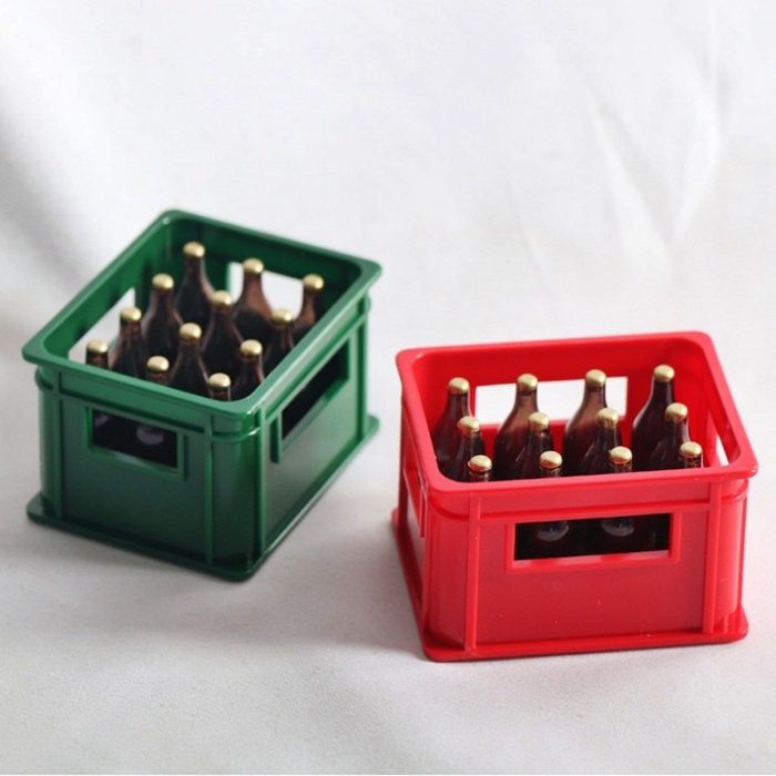 【捷運江翠站】🔆現貨🔆👍仿真啤酒框飲料框模型擺設微縮配件拍攝道具