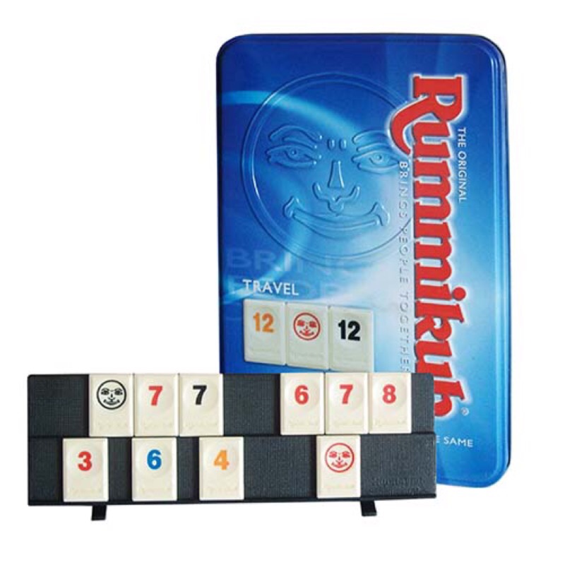 拉密 鐵盒裝 旅行版 Rummikub Tin Mini 高雄龐奇桌遊