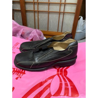「 二手鞋 」 Effie 皮鞋 23.5cm ( 黑 ) 鐵4-4