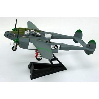 《模王》P-38 P38 二戰美軍雙引擎戰鬥機~比例1/72合金飛機完成品 witty 020-010 (妙存)