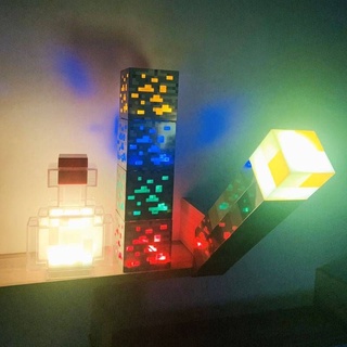 Minecraft 我的世界 當個創世神 實體展示燈 礦石燈 造型燈 火把燈 火把 #6