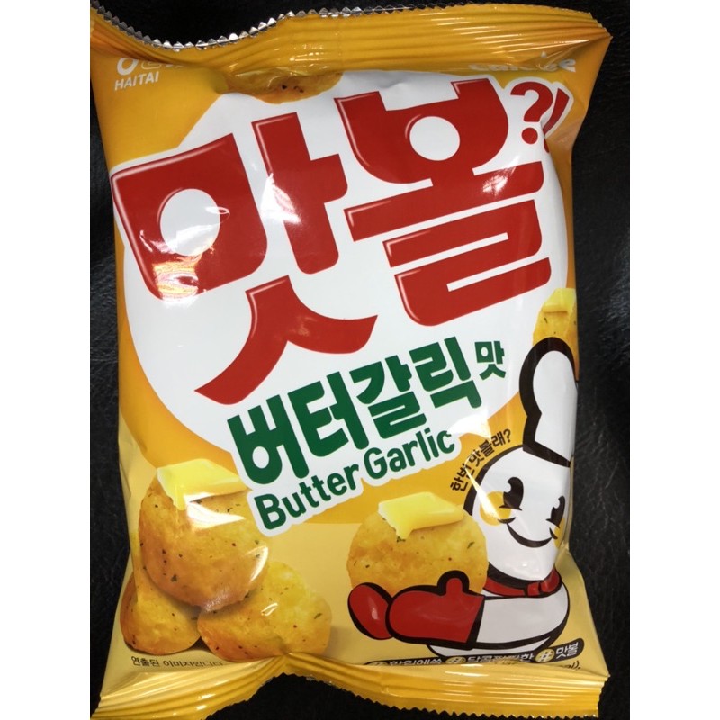韓國卡樂比🧄大蒜奶油球 calbee 海太